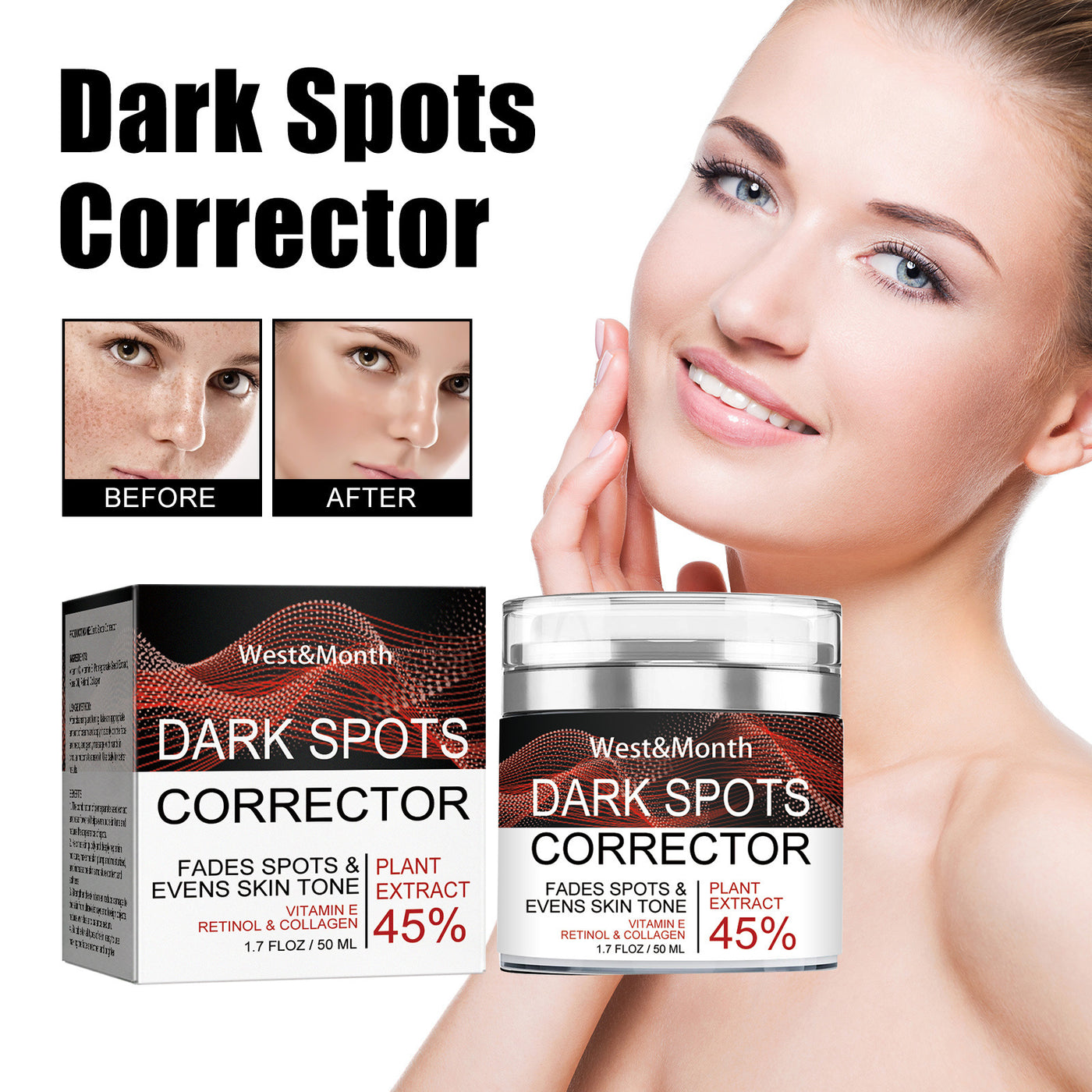 Repair Facial Dark Spots And Freckles