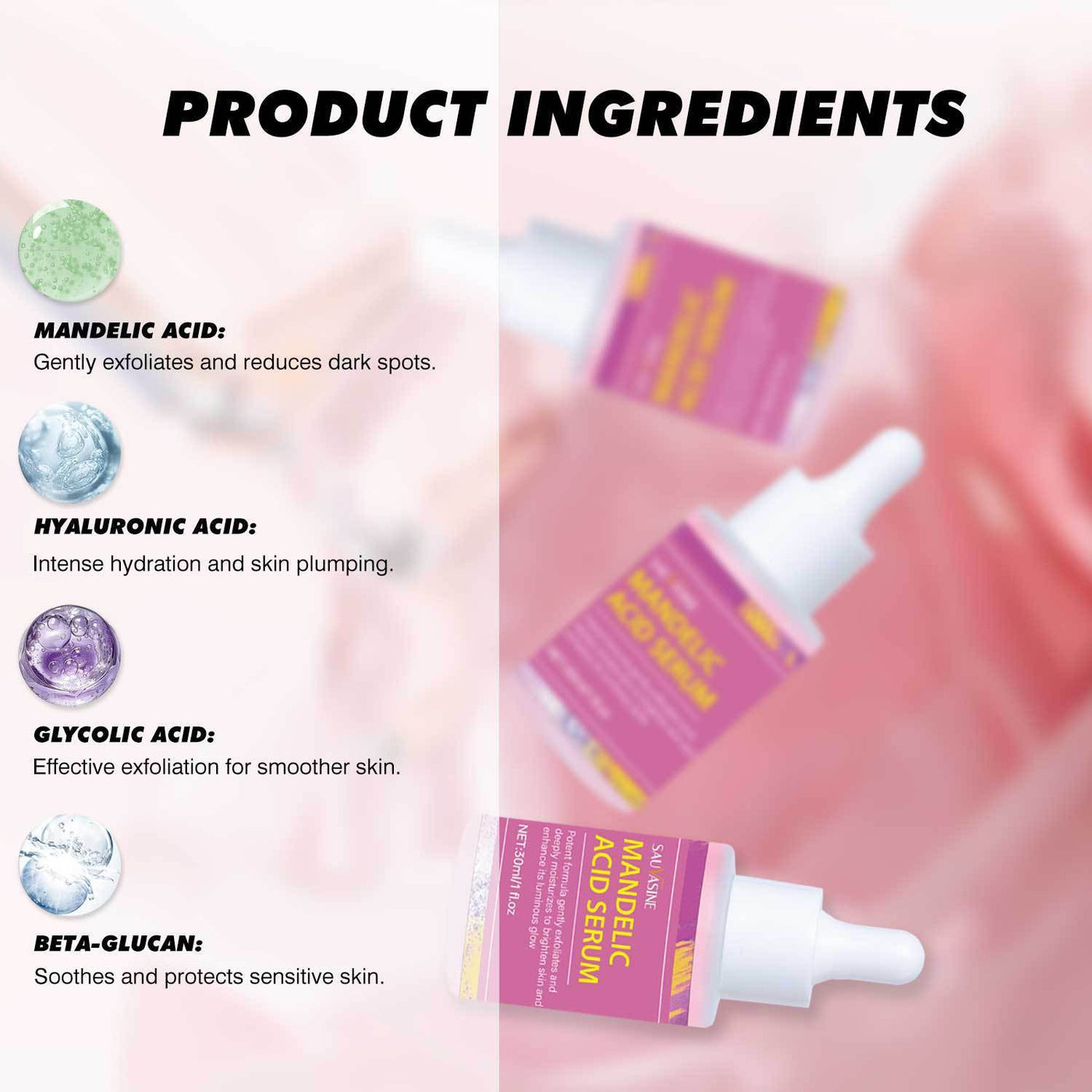 30ml Glycolic Acid Serum Facial